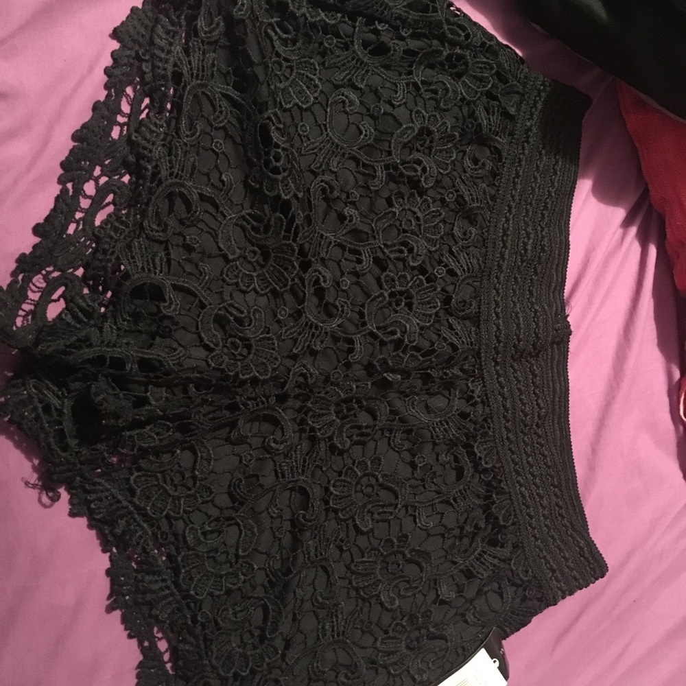 Lace shorts